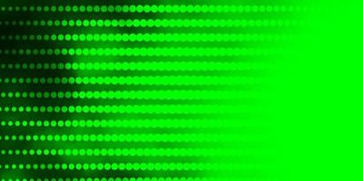 Light Green vector pattern with circles.