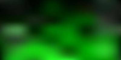 Dark green vector gradient blur background.