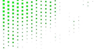Dark Green vector background with rectangles.