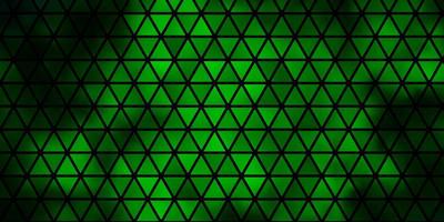 Light Blue, Green vector backdrop with lines, triangles.