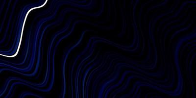 Dark BLUE vector backdrop with bent lines.