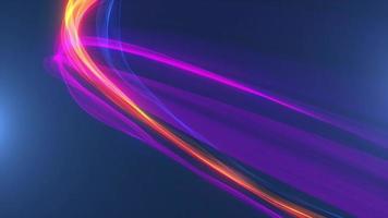 Abstract Glowing Rainbow Light Energy Strokes Background Loop video