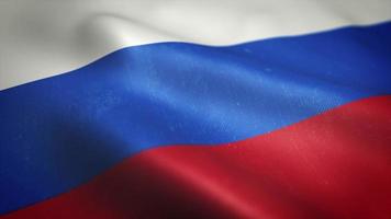ryska flaggan bakgrund vinkar sömlöst looping