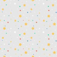 Seamless pattern with space concept vector