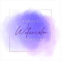 Watercolor background with purple concept vector