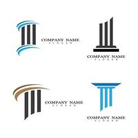 Pillar logo images vector