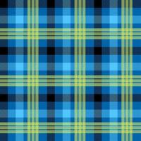 Tartan blue color seamless vector pattern