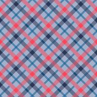 Tattersall material color seamless vector pattern