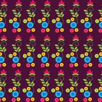 Floral pattern background vector