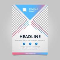 Modern corporate brochures template vector