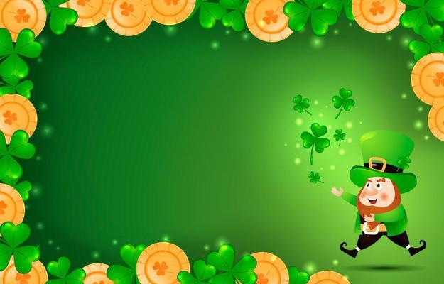 St. Patrick's Day Leprechaun Background