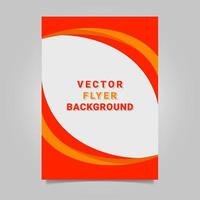 Vector Wavy flyer background