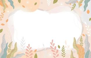 Retro Floral Background With Pastel Color vector