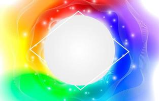 Blurred Sparkling Rainbow Background vector