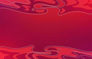 Fluid Abstract Red Background vector