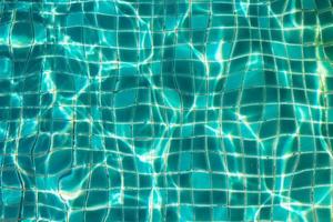 Blue swimming pool floor for background photo