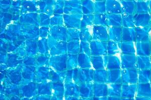 Blue swimming pool floor for background