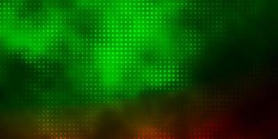 Light Green, Red vector template with circles.