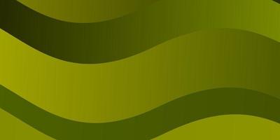 Light Green, Yellow vector texture with circular arc.