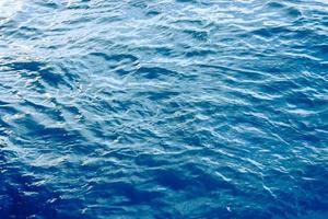 Close-up de agua de mar azul de fondo foto