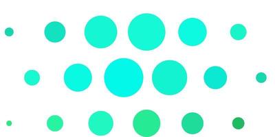 Light Green vector layout with circle shapes.