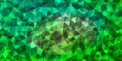 Light Green vector pattern with polygonal style.