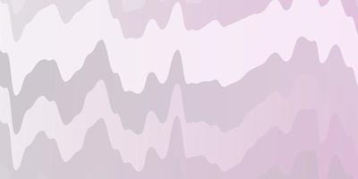 Light Pink vector pattern with wry lines.