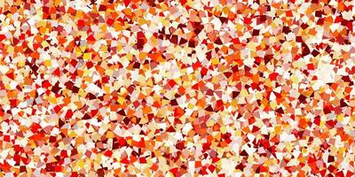 Light blue vector template with crystals, triangles.