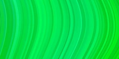 Light Green vector backdrop with bent lines.