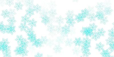 Light green vector natural artwork with flowers.