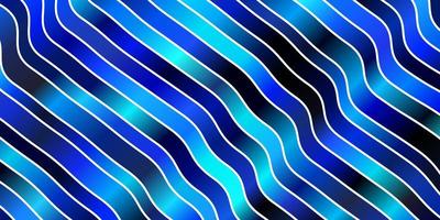 textura de vector azul oscuro con líneas torcidas.