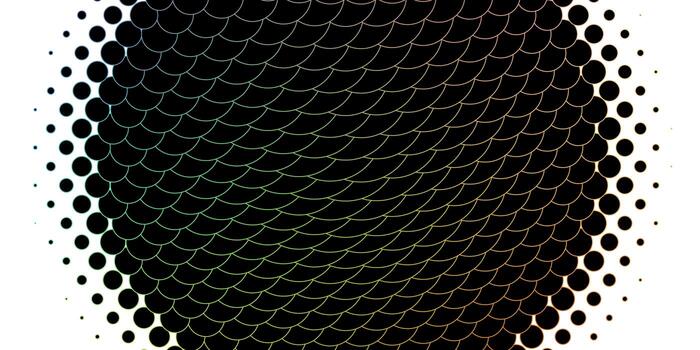 Light Multicolor vector template with circles.