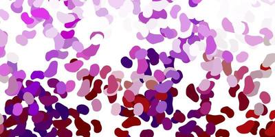 Light blue, red vector template with abstract forms.