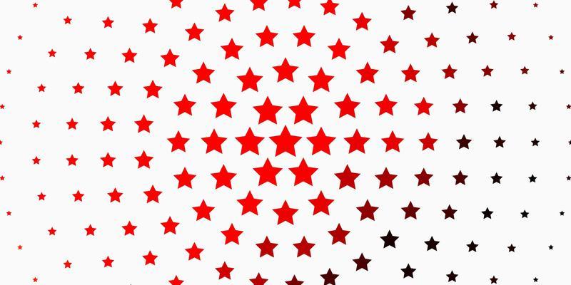 Light Multicolor vector background with colorful stars.
