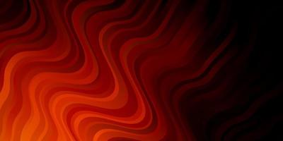 Dark Orange vector background with bows.