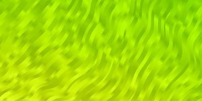 Light Green, Yellow vector backdrop with bent lines.