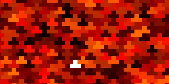 patrón de vector rojo oscuro, amarillo en estilo cuadrado.