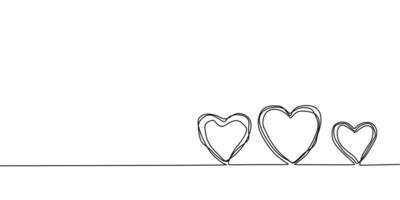 Continuous one line drawing of heart. Symbol of love scribble hand drawn minimalism, artistic line art with pencil texture.
