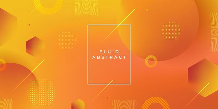 Gradient geometric shape background. Dynamic circle abstract modern style. vector