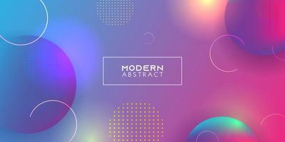 Colorful geometric background. Modern elements compositions with gradient and lights. vector