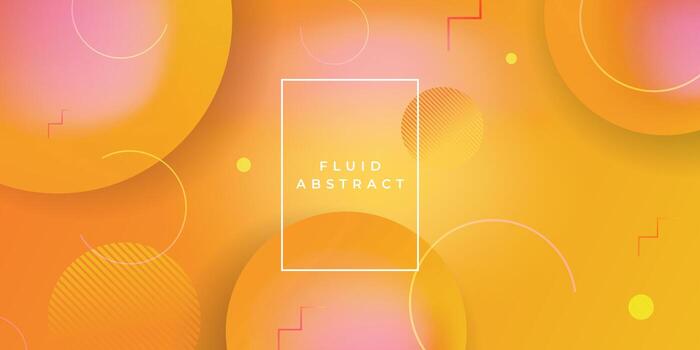 Gradient geometric shape background with dynamic circle abstract. vector