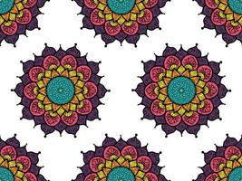 Mandala Seamless Pattern vector