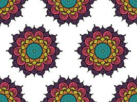 Mandala Seamless Pattern vector