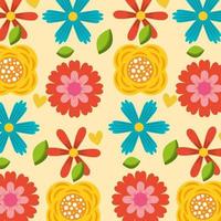 lindo fondo floral vector