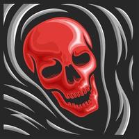 skull of grim reaper logo