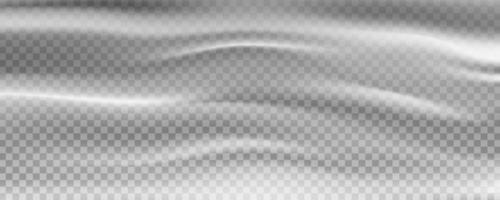 Transparent plastic warp background texture. vector