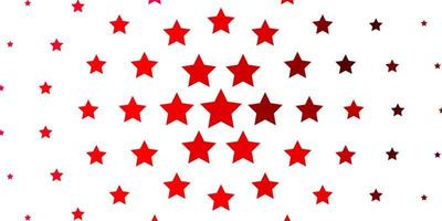 Light Pink vector template with neon stars.