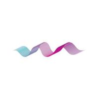 Wave line image vector