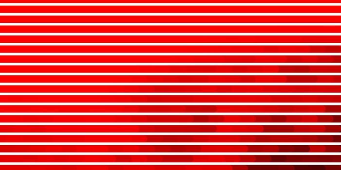 textura de vector rojo claro con líneas.