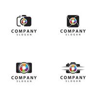 Camera vector icon set